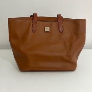 Large brown Dooney and Bourke shoulder bag.